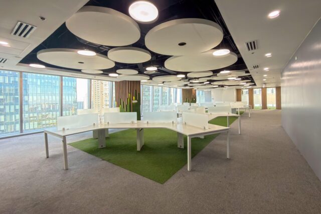 Semi- Furnished Office Space for Lease in BGC Taguig in a Prime PEZA LEED Gold Certified Building